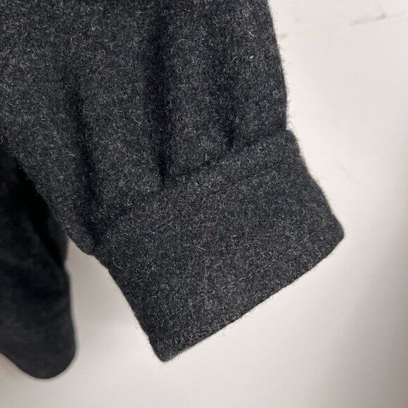 International Scene Peacoat Women’s 9 EU / 10 US 100% Wool Gray Double Breasted - Picture 6 of 6